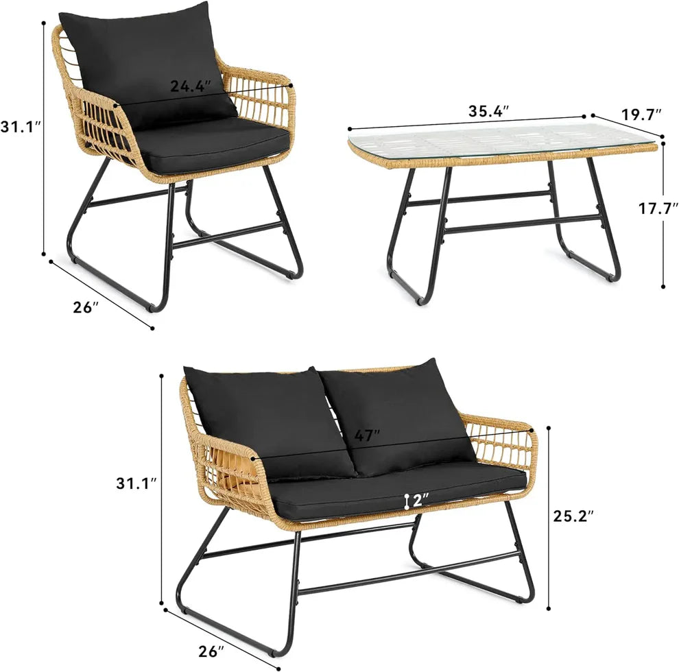 tempered glass coffee table